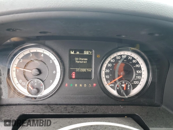 2018 Ram 1500 Outdoorsman with VIN 1C6RR7TT7JS107488, listed as a Copart auction lot 58616085 with 101,395 mi miles and Salvage title. Bid and sale history available at DreamBid. Image 9.