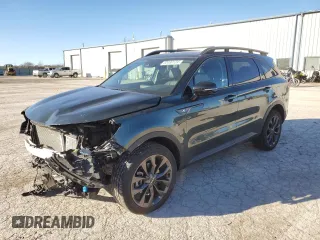 2023 Kia Sorento X-Line EX with VIN 5XYRHDLF2PG201149, listed as a Copart auction lot 83490124 with 8,465 mi miles and Salvage Title. Bid and sale history available at carsss.com. Image 1.