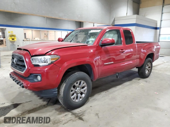 2017 Toyota Tacoma SR with VIN 5TFSX5EN2HX049855, listed as a Copart auction lot 83254854 with 111,711 mi miles and Salvage title. Bid and sale history available at DreamBid. Image 1.