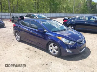 2013 Hyundai Elantra GLS z VIN 5NPDH4AE3DH328095, wystawiony jako IAAI lot #42020841 z przebiegiem 190 722 mil mil oraz . Historia ofert i sprzedaży dostępna na DreamBid. Obrazek 1.