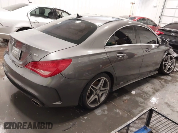 2014 Mercedes-Benz CLA 250 with VIN WDDSJ4GB1EN149344, listed as a IAAI auction lot 42126707 with 85,428 mi miles and . Bid and sale history available at DreamBid. Image 4.