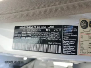 2011 Mercedes-Benz C 300 Sport с VIN WDDGF5EB6BF634147, выставлен на аукционе Copart как лот 63706965 с пробегом 109 534 миль миль и Списание • Salvage title. История ставок и продаж доступна на DreamBid. Изображение 13.