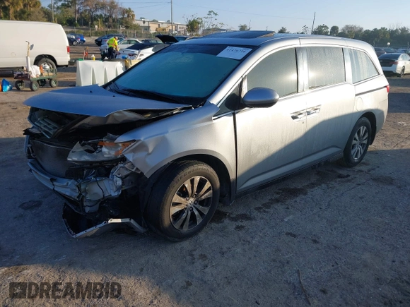 2016 Honda Odyssey EX-L with VIN 5FNRL5H65GB080864, listed as a IAAI auction lot 41476716 with 171,550 mi miles. Bid and sale history available at carsss.com. Image 20.