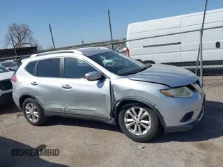 2015 Nissan Rogue SV with VIN KNMAT2MV7FP542872, listed as a IAAI auction lot 42014716 with 134,240 mi miles and . Bid and sale history available at carsss.com. Image 13.