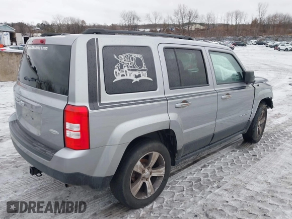 2017 Jeep Patriot High Altitude with VIN 1C4NJRFB8HD174113, listed as a IAAI auction lot 41527386 with 80,854 mi miles and . Bid and sale history available at DreamBid. Image 4.