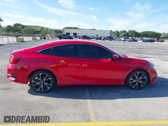 2021 Honda Civic Sedan Sport with VIN 2HGFC2F83MH528354, listed as a IAAI auction lot 41843412 with 55,110 mi miles. Bid and sale history available at carsss.com. Image 13.