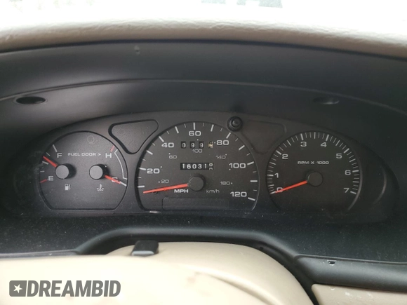 2000 Mercury Sable with VIN 1MEFM53U3YA617844, listed as a Copart auction lot 86656124 with 160,318 mi miles and Salvage title. Bid and sale history available at DreamBid. Image 9.
