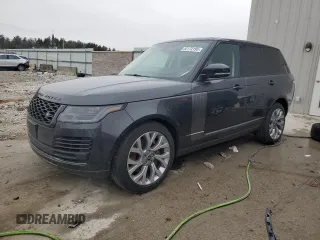 2019 Land Rover Range Rover HSE with VIN SALGS2SV8KA539212, listed as a Copart auction lot 52172195 with 75,349 mi miles and Clean Title. Bid and sale history available at DreamBid. Image 1.