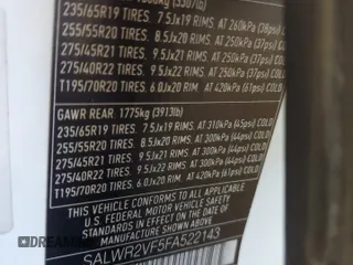 2015 Land Rover Range Rover Sport HSE with VIN SALWR2VF5FA522143, listed as a Copart auction lot 63289665 with 131,148 mi miles and Salvage title. Bid and sale history available at DreamBid. Image 13.