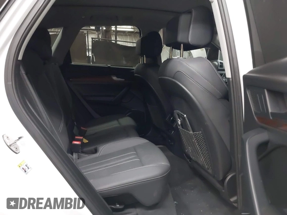 2023 Audi Q5 S line Premium Plus with VIN WA1EAAFYXP2061578, listed as a IAAI auction lot 42338898 with 20,190 mi miles and . Bid and sale history available at DreamBid. Image 8.