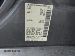 2019 Nissan Altima SV z VIN 1N4BL4DV6KC143166, wystawiony jako IAAI lot #42245892 z przebiegiem 57 770 mil mil oraz . Historia ofert i sprzedaży dostępna na DreamBid. Obrazek 9.