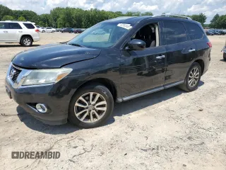 2015 Nissan Pathfinder SV with VIN 5N1AR2MN9FC617251, listed as a Copart auction lot 62550345 with 182,162 mi miles and Clean title. Bid and sale history available at DreamBid. Image 1.
