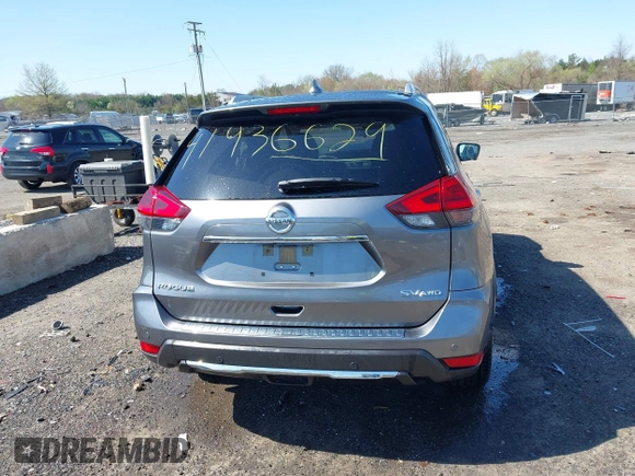 2019 Nissan Rogue SV with VIN JN8AT2MV2KW396353, listed as a IAAI auction lot 41936629 with 110,663 mi miles. Bid and sale history available at carsss.com. Image 16.