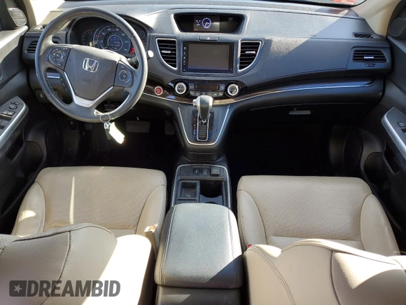 2015 Honda CR-V EX-L with VIN 5J6RM4H74FL087374, listed as a Copart auction lot 47164165 with 103,496 mi miles and Salvage Title. Bid and sale history available at DreamBid. Image 8.