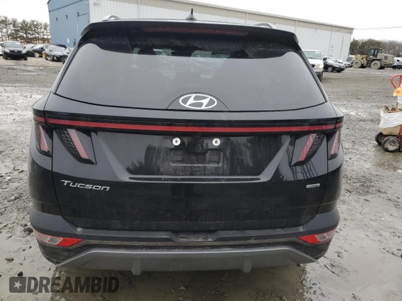 2022 Hyundai Tucson Limited with VIN 5NMJECAEXNH100969, listed as a Copart auction lot 44504275 with 24,479 mi miles and Salvage Title. Bid and sale history available at carsss.com. Image 6.