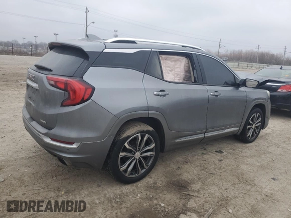 2019 GMC Terrain Denali with VIN 3GKALXEX5KL265114, listed as a Copart auction lot 44833985 with 140,867 mi miles and Salvage Title. Bid and sale history available at carsss.com. Image 3.