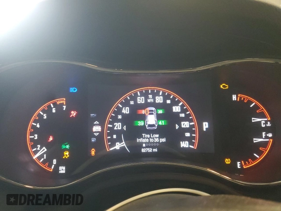 2015 Dodge Durango SXT with VIN 1C4RDJAG1FC169691, listed as a Copart auction lot 55326565 with 82,752 mi miles and Non Repairable. Bid and sale history available at DreamBid. Image 9.