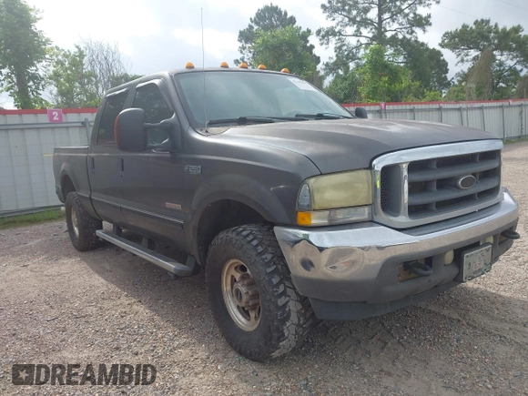 2004 Ford Super Duty F-250 XL with VIN 1FTNW21P04EB47357, listed as a IAAI auction lot 42147892 with 161,688 mi miles. Bid and sale history available at carsss.com. Image 1.