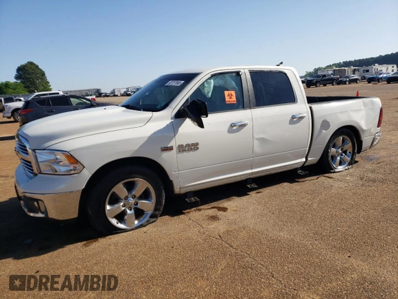 2016 Ram 1500 Lone Star with VIN 1C6RR6LTXGS376233, listed as a Copart auction lot 52727365 with 122,129 mi miles and Salvage Title. Bid and sale history available at carsss.com. Image 1.