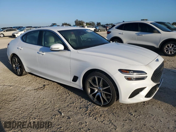2023 Genesis G70 2.0T with VIN KMTG34TA7PU122859, listed as a Copart auction lot 75442774 with 20,359 mi miles and Non Repairable. Bid and sale history available at carsss.com. Image 4.