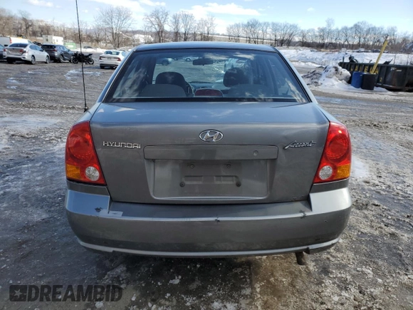2003 Hyundai Accent GL with VIN KMHCG45C33U469496, listed as a Copart auction lot 45926595 with 77,737 mi miles and Salvage Title. Bid and sale history available at carsss.com. Image 6.