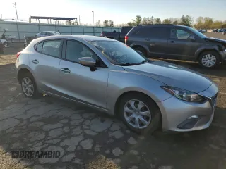 2015 Mazda 3 i Sport with VIN 3MZBM1K78FM153192, listed as a Copart auction lot 52186925 with 124,323 mi miles and Salvage Title. Bid and sale history available at DreamBid. Image 4.