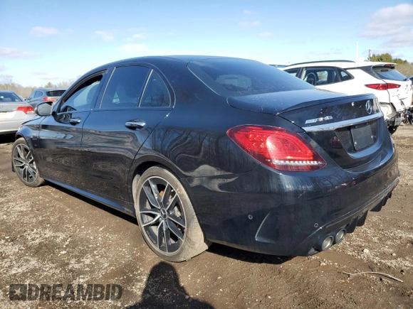 2020 Mercedes-Benz C 43 AMG with VIN 55SWF6EB1LU324911, listed as a Copart auction lot 50331665 with 46,647 mi miles and Clean Title. Bid and sale history available at carsss.com. Image 2.