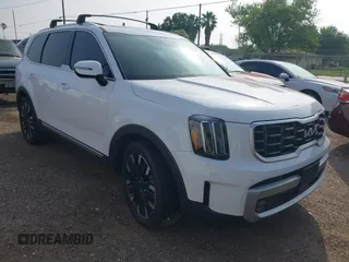 2024 Kia Telluride SX Prestige X-Pro z VIN 5XYP5DGC0RG511416, wystawiony jako IAAI lot #41927458 z przebiegiem 7 206 mil mil oraz . Historia ofert i sprzedaży dostępna na DreamBid. Obrazek 1.