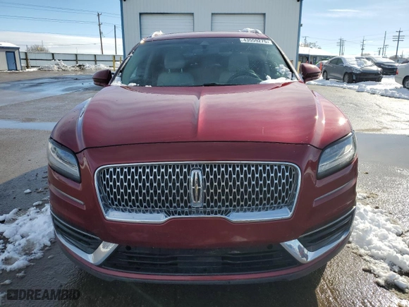 2019 Lincoln Nautilus Select with VIN 2LMPJ8K9XKBL53790, listed as a Copart auction lot 43559275 with NaN miles and Salvage Title. Bid and sale history available at carsss.com. Image 5.