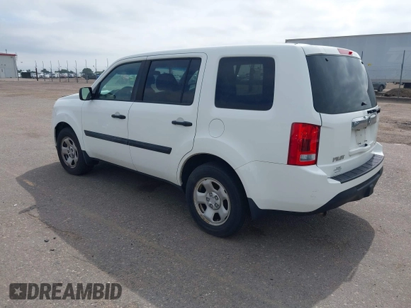 2013 Honda Pilot LX with VIN 5FNYF4H29DB028983, listed as a IAAI auction lot 42562971 with 150,207 mi miles and . Bid and sale history available at DreamBid. Image 3.