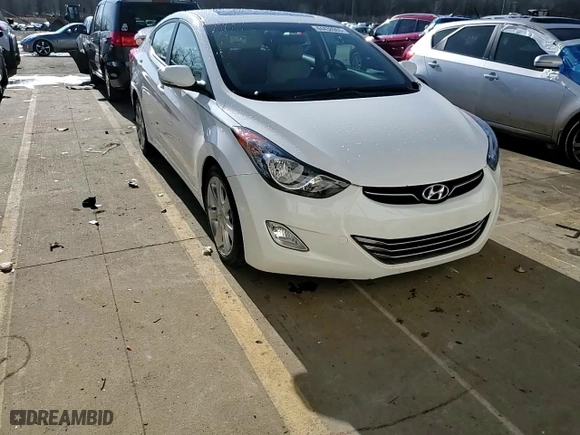 2013 Hyundai Elantra Limited with VIN 5NPDH4AE2DH231535, listed as a Copart auction lot 44438965 with 86,386 mi miles and Salvage Title. Bid and sale history available at carsss.com. Image 10.