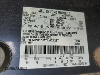2006 Ford Expedition Special Service with VIN 1FMPU15526LA24297, listed as a Copart auction lot 80014434 with 192,113 mi miles and Salvage Title. Bid and sale history available at carsss.com. Image 13.