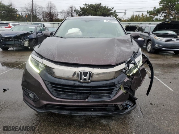 2022 Honda HR-V EX-L with VIN 3CZRU6H75NM725172, listed as a Copart auction lot 85154974 with 31,319 mi miles and Salvage Title. Bid and sale history available at carsss.com. Image 5.