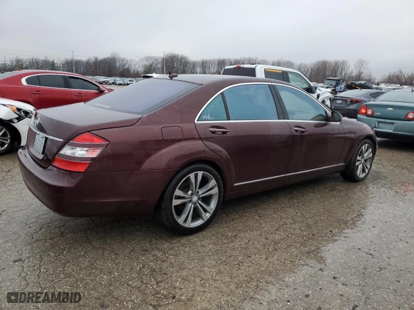 2009 Mercedes-Benz S-Class 5.5L V8 with VIN WDDNG71X39A259407, listed as a Copart auction lot 82057784 with 79,673 mi miles and Clean Title. Bid and sale history available at carsss.com. Image 3.