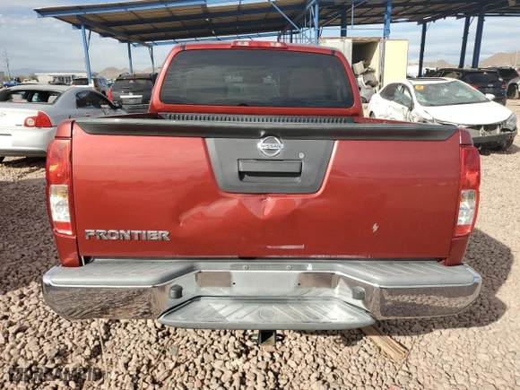 2014 Nissan Frontier SV with VIN 1N6AD0ERXEN758838, listed as a Copart auction lot 44820635 with 113,127 mi miles and Salvage Title. Bid and sale history available at carsss.com. Image 6.