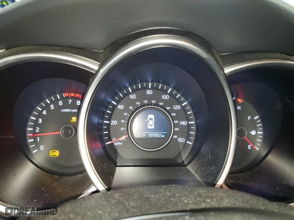 2015 Kia Optima EX with VIN 5XXGN4A70FG495293, listed as a Copart auction lot 42791135 with 87,002 mi miles and Salvage Title. Bid and sale history available at carsss.com. Image 9.