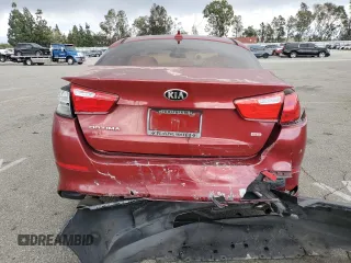 2015 Kia Optima LX with VIN 5XXGM4A79FG501062, listed as a Copart auction lot 51776395 with 112,489 mi miles and Salvage Title. Bid and sale history available at carsss.com. Image 6.