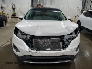 2017 Ford Edge Titanium with VIN 2FMPK4K84HBB56745, listed as a Copart auction lot 53343225 with 76,246 mi miles and Salvage Title. Bid and sale history available at carsss.com. Image 5.