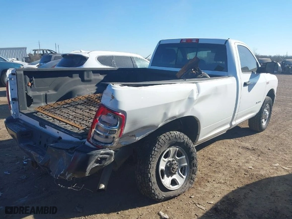 2019 Ram 2500 Tradesman with VIN 3C6MR5AJ0KG643448, listed as a IAAI auction lot 41281882 with 65,536 mi miles. Bid and sale history available at carsss.com. Image 4.