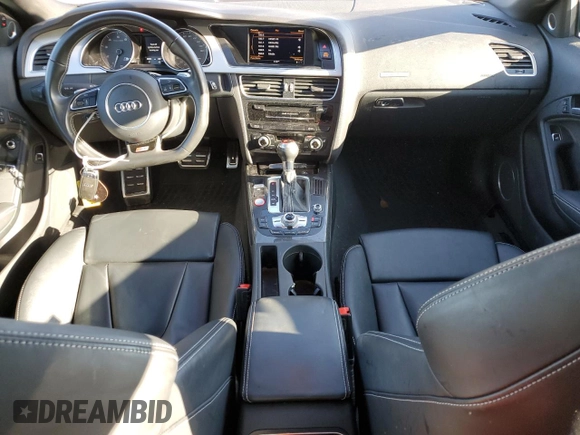 2017 Audi S5 Premium Plus with VIN WAUC4AFR6HA000410, listed as a Copart auction lot 68983714 with 40,504 mi miles and Salvage Title. Bid and sale history available at carsss.com. Image 8.