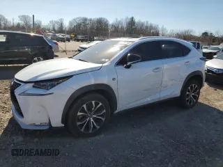 2017 Lexus NX 200t with VIN JTJBARBZ9H2128112, listed as a Copart auction lot 47292745 with 91,622 mi miles and Salvage title. Bid and sale history available at DreamBid. Image 1.
