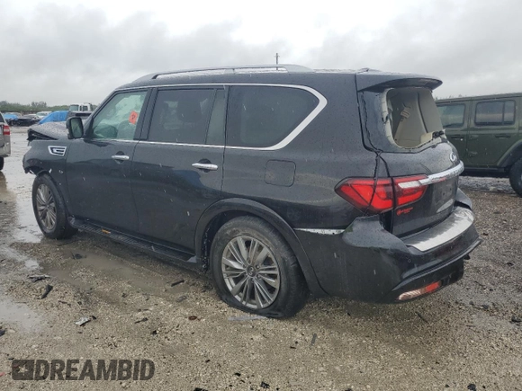 2018 Infiniti QX80 with VIN JN8AZ2NF0J9663296, listed as a Copart auction lot 74914604 with Not Provided miles and Non Repairable. Bid and sale history available at carsss.com. Image 2.