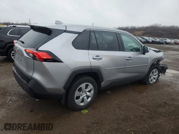 2024 Toyota RAV4 LE with VIN 2T3G1RFV6RC423579, listed as a Copart auction lot 47753025 with 11,809 mi miles and Salvage Title. Bid and sale history available at carsss.com. Image 3.
