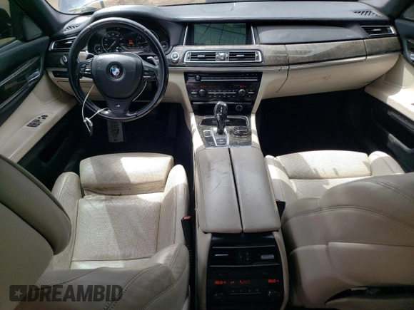 2014 BMW 7 Series ALPINA B7 with VIN WBAYE8C52ED135620, listed as a Copart auction lot 58221745 with 138,418 mi miles and Salvage title. Bid and sale history available at DreamBid. Image 8.