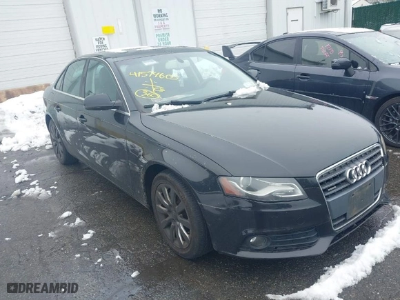 2011 Audi A4 2.0T Premium Plus with VIN WAUFFAFL8BN032665, listed as a IAAI auction lot 41574605 with 108,152 mi miles. Bid and sale history available at carsss.com. Image 1.