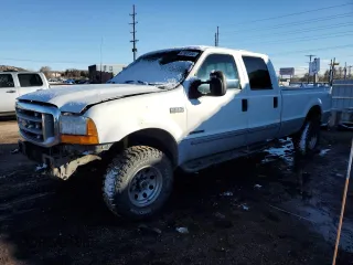 2000 Ford F-350 XL with VIN 1FTSW31F8YEA82117, listed as a Copart auction lot 82800154 with 236,161 mi miles and Salvage Title. Bid and sale history available at DreamBid. Image 1.