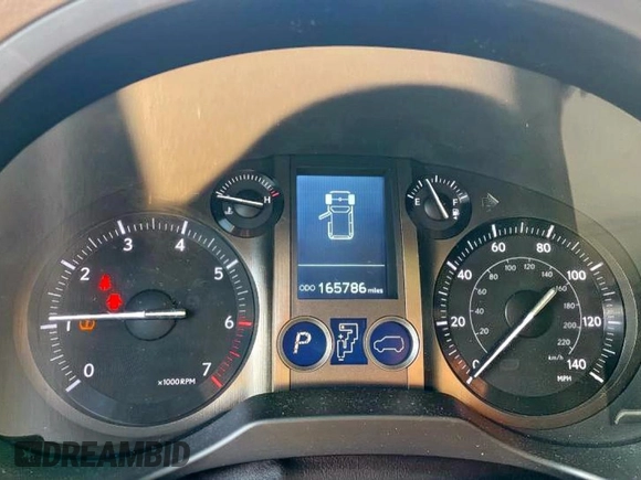 2014 Lexus GX 460 with VIN JTJBM7FX3E5071310, listed as a Copart auction lot 62199625 with 165,786 mi miles and Clean title. Bid and sale history available at DreamBid. Image 8.