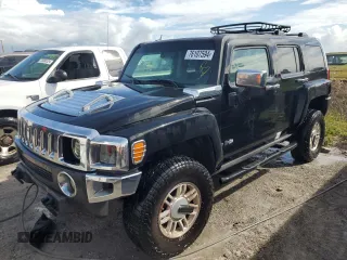 2006 Hummer H3 with VIN 5GTDN136668188499, listed as a Copart auction lot 76107594 with 230,234 mi miles and Salvage Title. Bid and sale history available at carsss.com. Image 1.