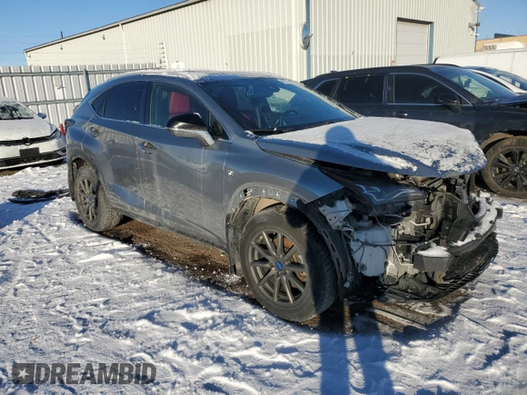 2020 Lexus NX with VIN JTJSARDZ7L2230210, listed as a Copart auction lot 42704995 with 95,227 mi miles and Salvage Title. Bid and sale history available at carsss.com. Image 4.