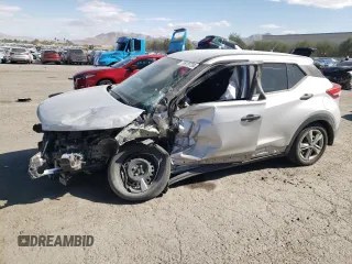 2020 Nissan Kicks S with VIN 3N1CP5BV2LL518247, listed as a Copart auction lot 51347345 with 46,000 mi miles and Salvage Title. Bid and sale history available at carsss.com. Image 1.